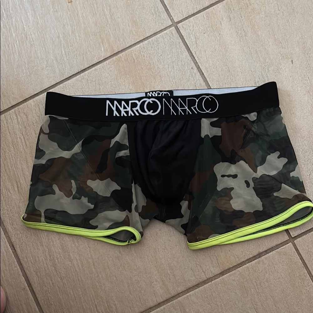 Marco Underwear, Camouflage Boxer Briefs, size large